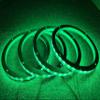 4PCS 8" RGB Car LED Speaker Ring Lights Coxial Speaker Lights Decorative Light Kit Spacer Ring Light Bluetooth App and RF Remote Controlled view 2
