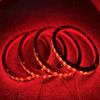 4PCS 8" RGB Car LED Speaker Ring Lights Coxial Speaker Lights Decorative Light Kit Spacer Ring Light Bluetooth App and RF Remote Controlled view 3