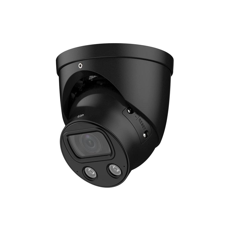 EmpireTech Surveillance & Security Cameras 4K Full-Color Ultra Low Light 8MP 1/1.2" CMOS Smart AI Turret IP Camera 1/1.2" CMOS,Built-in Mic,Motion Detection,PoE and ePoE,IPC-Color4K-T 2.8mm-Black