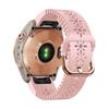 Abanen Lace Silicone Watch Bands for Garmin Fenix 7S / Fenix 6S / Fenix 5S / Instinct 2S, Quick Fit 20mm Soft Silicone Sport Hollowed-out Slim Wrist Strap for epix Pro 42mm (Pink) view 1