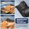 Tydeux Right Angle Viewfinder - 360Rotating and 1X/2.5X Magnification Camera Viewfinder with 6 Mounting Adapters for DSLR Camera Such as Canon, Nikon, Pentax, Minolta, Dynax, Samsung view 2