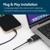 Kensington CA1010 USB-C to USB-A Adapter, M/F Adaptor, Premium USB-C to USB-A Adapter, Plug & Play, Super-Fast Data Transfer up to 5Gbps, High Speed Charger Adapter (K33477WW) view 4