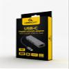 GEMBIRD USB-C GIGABIT Network Adapter with 3-Port USB 3.1 HUB view 2