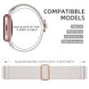 DaQin 5 Pack Elastic Sport Nylon Band Compatible with Fitbit Versa/Versa Lite/SE/Fitbit Versa 2 Bands for Men Women, Adjustable Stretchy Solo Loop Wristband for Fitbit Versa 2 Bands of Smartwatch view 2