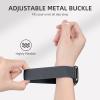 DaQin 5 Pack Elastic Sport Nylon Band Compatible with Fitbit Versa/Versa Lite/SE/Fitbit Versa 2 Bands for Men Women, Adjustable Stretchy Solo Loop Wristband for Fitbit Versa 2 Bands of Smartwatch view 3