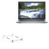 BoxWave Stand and Mount Compatible with Dell Latitude 5420 - Pocket Aluminum Stand 3-in-1, Portable Multi Angle Viewing Riser - Metallic Silver view 1