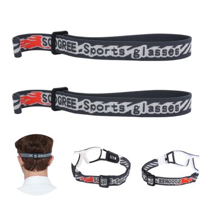 Sport Glasses Goggles Headband for Basketball Soccer - Protective Eyewear Band (2 Pack)