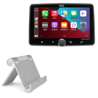 BoxWave Stand and Mount Compatible with BOSS Audio BVCP9700A-FL - VersaView Aluminum Stand, Portable, Multi Angle Viewing Sturdy