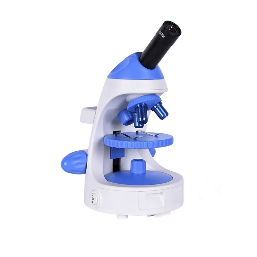 Microscope Kit Zoom Monocular Biological Microscope Accessories Microscope Lens Adapters (Color : Blue)