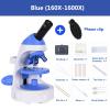 Microscope Kit Zoom Monocular Biological Microscope Accessories Microscope Lens Adapters (Color : Blue) view 2