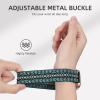 DaQin Elastic Sport Nylon Band Compatible with Fitbit Versa 2 Watch Bands Women Men, 5 Pack Adjustable Stretchy Solo Loop Wristband for Versa/Versa Lite/SE/Fitbit Versa 2 Bands Women of Smartwatch view 3