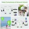 AdaLov CPE366 Gigabit Wireless Bridge with Mounts, 5.8G Point to Point WiFi Bridges, Outdoor 3KM Network Extension, Network Sharing for Barn, Garage, Farm, CCTV/IP Camera, Compatible with Starlink view 3