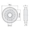 Microscope Kit Diaphragm Amplifying Diameter Zoom Aperture Condenser Camera Lens Microscope Lens Adapters (Color : ID024) view 3