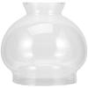 OUNONA Oil Lamp Globe Replacement Oil Lamp Chimney Lamp Glass Replacement Clear Crimp Top Chimney view 1