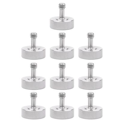 FEICHAO 1/4-20 * 12.5 Quick Installation Screw for Diving Camera Photography Accessories (10 pcs)