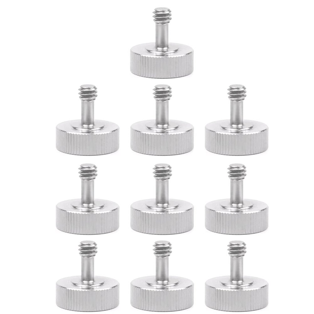 FEICHAO 1/4-20 * 12.5 Quick Installation Screw for Diving Camera Photography Accessories (10 pcs)