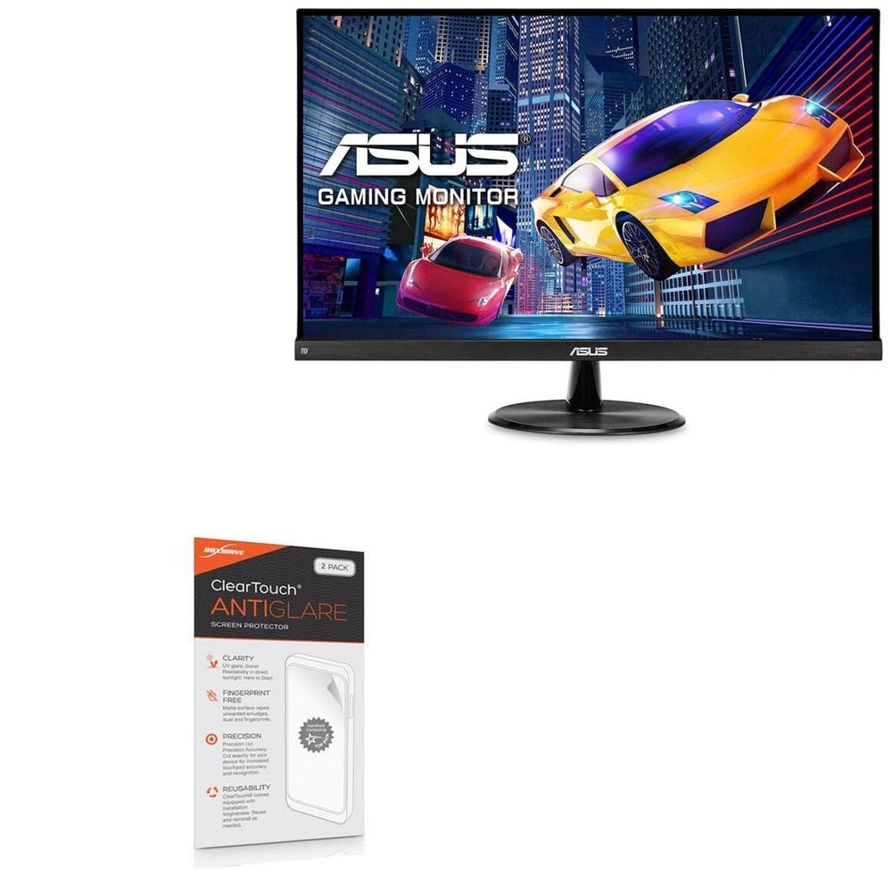 BoxWave Screen Protector Compatible with ASUS VP249QGR - ClearTouch Anti-Glare (2-Pack), Anti-Fingerprint Matte Film Skin