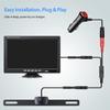 eRapta Backup Camera for Truck 7''HD 2K Front/Rear View Monitor kit IP69 Waterproof Night Vision DIY Grid Lines for Car RVs Trucks Tractors Bus Semi-Trailers Pickup AY7 view 3