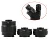 Microscope Kit C Mount Adapters Lens 0.35X 0.5X 1X CTV for Trinocular Stereo Microscope 25mm Microscopio Camera Microscope Lens Adapters (Color : 0.35X 0.5X 1X) view 3