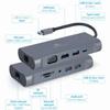 Gembird USB Type-C 7-in-1 Combi Adaptor Space Grey view 3