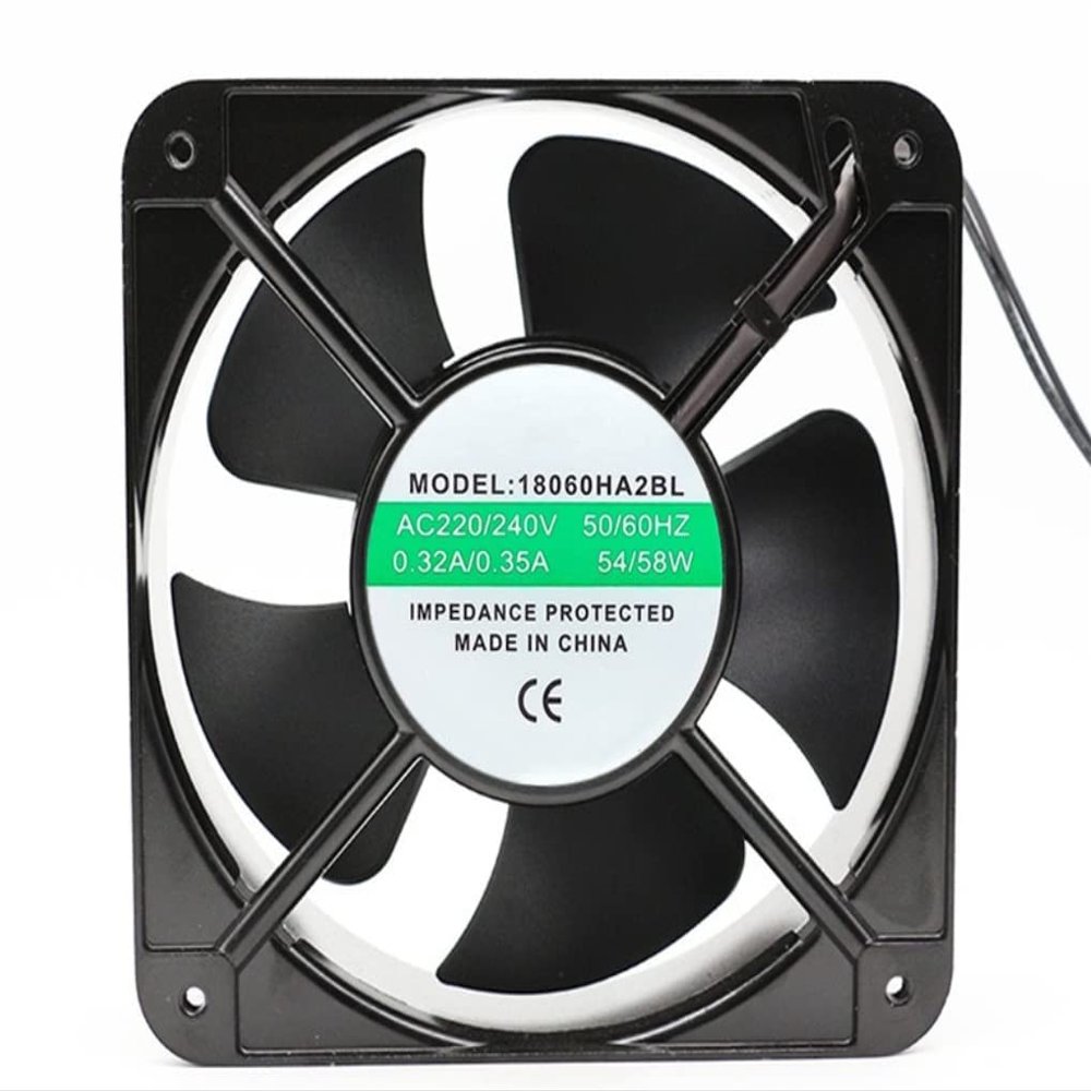 18060HA2BL 220V 0.32A 54W 18060 Cooling Fan 180X180X60mm