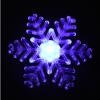 OSALADI Lighted Snowflake 5pcs Christmas Window Silhouette Lights LED Christmas Lights with Suction Cup Window Snowflake Decoration for Holiday Indoor Wall Door Glass view 1