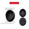 4PCS 2Inch (50mm) Desk Cord Grommets Wire Cable Hole Cover for Office PC Desk Cable Cord Cover Black (Black- 4pcs) view 2