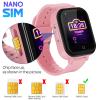 Beacon Pet Kids Smart Watch with GPS Tracker Phone Watch w Video Chat 3-Way Calling Child GPS Watches 4G Smart Watch with SIM Slot (Pink) view 4