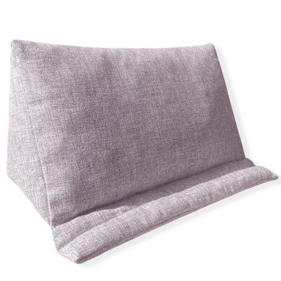 Book Pillow for Reading in Bed, Soft Holder for Lap Reader Accessories Ipads/Tablet Stand for Bedside Kitchen Desk for Hands Free, Portable Travel Pillow Cushion, Mauve Shadows