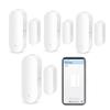 WiFi Door Window Sensor: Smart Contact Sensor with App Alerts, Door Open Detector Compatible with Alexa Google Assistant, Entry Detector Sensor for Home Security and Home Automation (4-Pack) view 1