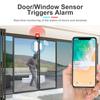 WiFi Door Window Sensor: Smart Contact Sensor with App Alerts, Door Open Detector Compatible with Alexa Google Assistant, Entry Detector Sensor for Home Security and Home Automation (4-Pack) view 2