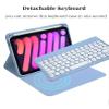 AnMengXinLing Keyboard Case for iPad 11 inch 2025(A16)/iPad 10 2022 with Mouse, 360 Rotatable Case with Keyboard,Clear Cover with Pencil Holder Round Key Keyboard (Black) view 3