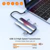 JZ USB C Laptop Docking Station, 8 in 1 Laptop Hub USB Type-C to HDMI | RJ45 | 2*USB 2.0&USB 3.0 | TF&SD Card | PD Fast Charging for iPhone,MacBook,iPad,Samsung,Dell,HP and More Type C Tablet PC Phone view 4