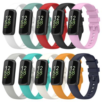Compatible with Fitbit Inspire 3 Bands, Replacement Soft Silicone Watch Straps Soft Wristband for Fitbit Inspire 3 Fitness Tracker Women&Men (10-Pack, Large)
