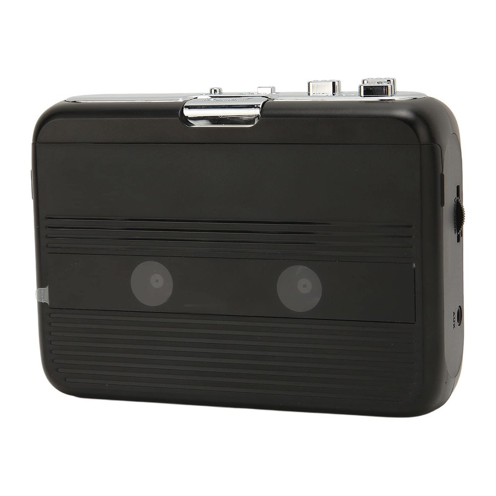 Septpenta Bluetooth Cassette Player, Stereo Clear Sound Quality, Auto Reverse Function, FM Tape Player, 3.5MM Headphone Jack, Plug and Play, Transparent ABS Case