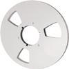 10 Inch 14 Empty Tape Reel, Easy to Use Heavy Duty Empty Disc Opening Machine Parts Aluminum Alloy Universal Recording Tape Reel for (Silver) view 1