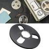 10 Inch 14 Empty Tape Reel, Easy to Use Heavy Duty Empty Disc Opening Machine Parts Aluminum Alloy Universal Recording Tape Reel for (Black) view 2