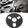 10 Inch 14 Empty Tape Reel, Easy to Use Heavy Duty Empty Disc Opening Machine Parts Aluminum Alloy Universal Recording Tape Reel for (Black) view 3