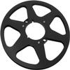 Take Up Spool, 10 Inch Bending 6 Holes Sound Aluminum Take Up Reel, High Strength Alloy for 14 Inch Tapes (Black) view 1