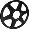 Take Up Spool, 10 Inch Bending 6 Holes Sound Aluminum Take Up Reel, High Strength Alloy for 14 Inch Tapes (Black) view 2