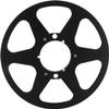 Take Up Spool, 10 Inch Bending 6 Holes Sound Aluminum Take Up Reel, High Strength Alloy for 14 Inch Tapes (Black) view 3