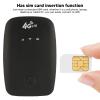 4G Mobile Hotspot Router, Portable Router with SIM Card Slot, Pocket Device with LED Display, Long Standby Time, for Home or Travel in 140 Countries view 2