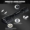 DARKBEAM ir Flashlight Infrared 850nm Lights LED Mini for Night Vision, Rechargeable Portable Tactical ir Illuminator Torch, Focus Adjustable for Hunting, Observation, Search, with Clip view 3