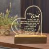 Romantic Gifts for Girlfriend, to My Girlfriend Engraved Night Light, I Love You Gifts for Her, Cute Girlfriends Anniversary Birthday Gifts for Her from Boyfriends view 3