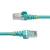 StarTech.com 15ft CAT6a Ethernet Cable - Low Smoke Zero Halogen (LSZH) - 10 Gigabit 500MHz 100W PoE RJ45 S/FTP Aqua Network Patch Cord Snagless w/Strain Relief (NLAQ-15F-CAT6A-PATCH) view 3