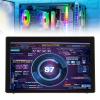 5in IPS Computer Temp Monitor, USB Mini CPU Monitor Screen for AIDA64 PC CPU RAM Sensor Panel Display PC CPU RAM HDD Data Monitor for for Linux for view 4
