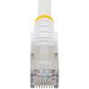 StarTech.com 25ftCAT6a Ethernet Cable - Low Smoke Zero Halogen (LSZH) - 10 Gigabit 500MHz 100W PoE RJ45 S/FTP White Network Patch Cord Snagless w/Strain Relief (NLWH-25F-CAT6A-PATCH) view 4