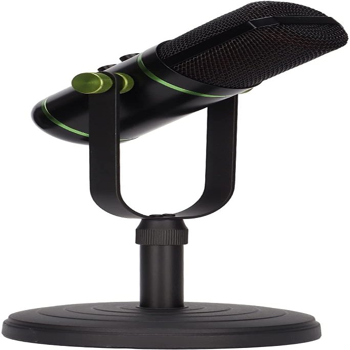 DULASP Game Microphone, USB Microphone Shockproof Easy to Install with Shockproof Desktop Support for Office for Home