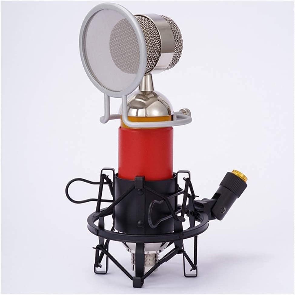 DULASP Capacitor USB Microphone Computer Dedicated K Song Microphone Mixing Bop Network Microphone Net Red Live Broadcast Equipment Set Live Broadcast