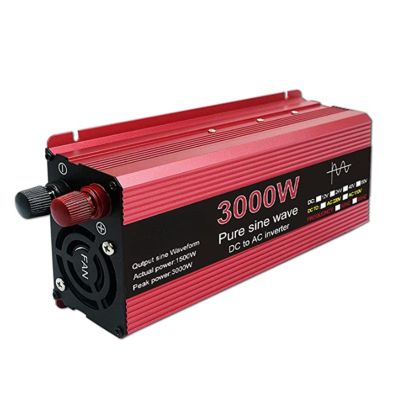 3000W Pure Sine Wave Inverter DC 12V 24V to AC 110V 220V Transformer Power Converter Solar Inverter ,24v 110v